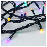 Σειρα, 300 led 3mm, 31 Μετασχηματιστη, 8 Προγραμματα & Μνημη, Πρασινο pvc Καλωδιο, Πολυχρωμο Led, ανα 5cm, Προεκταση Παροχης 3m, Ip44