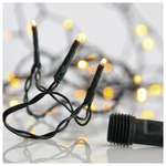 Σειρα, 300 led 3mm, 31v, Επεκταση ωσ 3, με Μετασχηματιστη, Προεκταση Παροχης 300cm, Πρασινο Καλωδιο, Θερμο Λευκο Led,ανα 5cm,ιρ44