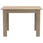 Τραπεζαρία Manka-Ezra Pakoworld σετ 5τεμ σε Sonoma-Μαύρη Απόχρωση 110x80x77εκ