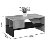 Φοιτητικό Πακέτο Επίπλων Σαλονιού Groove Pakoworld σετ 2τεμ