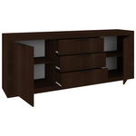 Μπουφές Doha Pakoworld σε Wenge Απόχρωση 210x45x80.5εκ