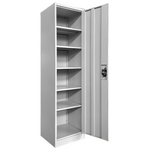 Ντουλάπα-Στήλη Koya Pakoworld Μέταλλο σε Απόχρωση Ανοιχτό Γκρι 50x45x180εκ