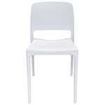 Καρέκλα Fenxy Pakoworld pp σε Λευκή Απόχρωση 38x42x77εκ