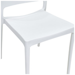 Καρέκλα Fenxy Pakoworld pp σε Λευκή Απόχρωση 38x42x77εκ