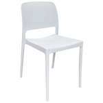 Καρέκλα Fenxy Pakoworld pp σε Λευκή Απόχρωση 38x42x77εκ