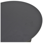 Τραπέζι Σαλονιού Dovel Pakoworld mdf σε Μαύρη Απόχρωση Φ70x40εκ