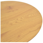 Τραπέζι Σαλονιού Dovel Pakoworld mdf σε Sonoma-Μαυρη Απόχρωση Φ70x40εκ