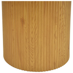 Τραπέζι Karulo Pakoworld mdf σε Sonoma Απόχρωση Φ120x76εκ