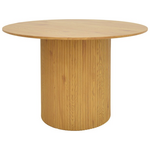 Τραπέζι Karulo Pakoworld mdf σε Sonoma Απόχρωση Φ120x76εκ