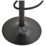 Σκαμπό Μπαρ Boronez Pakoworld Πτυσσόμενο Μαύρο pu-με Μαύρη Βάση 47x49x112εκ