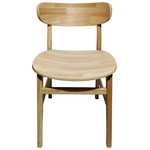 Καρέκλα Lumnia Pakoworld Rubberwood σε Φυσική Απόχρωση 46x50x76εκ