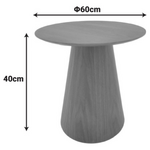 Τραπέζι Σαλονιού Donda Pakoworld mdf σε Sonoma Απόχρωση Φ60x40εκ