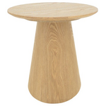 Τραπέζι Σαλονιού Donda Pakoworld mdf σε Sonoma Απόχρωση Φ60x40εκ