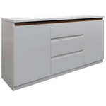 Μπουφές Chiemo Pakoworld σε Φυσική Απόχρωση 160x40x93.6εκ