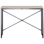 Γραφείο Εργασίας Bailon Pakoworld σε oak Απόχρωση με Μαύρο Μέταλλο 100x40x70εκ