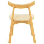 Καρέκλα Clareta Pakoworld Rubberwood-Σχοινί σε Φυσική Απόχρωση 53x55x79εκ