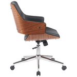 Καρέκλα Γραφείου Setulo Pakoworld Μαύρο pu-Βάση Χρωμίου 53x61x79-89εκ