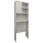 Έπιπλο Πλυντηρίου Tazien Pakoworld σε Λευκή Απόχρωση 60x24x168.5εκ