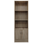 Βιβλιοθήκη Tekaro i Pakoworld σε Sonoma Απόχρωση 57x33x180εκ