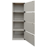 Ντουλάπι-Στήλη Gabino i Pakoworld σε Λευκή Απόχρωση  40x34.5x120εκ