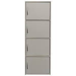 Ντουλάπι-Στήλη Gabino i Pakoworld σε Λευκή Απόχρωση  40x34.5x120εκ