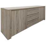 Μπουφές Kalya Pakoworld σε Sonoma Απόχρωση 220x49x89.5εκ