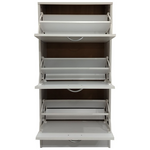 Παπουτσοθήκη Savaz Pakoworld σε Λευκή Απόχρωση 60x24x114εκ