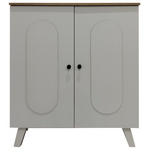 Παπουτσοθήκη-Ντουλάπι Cathi Pakoworld σε Λευκή-Sonoma Απόχρωση 80x34x95εκ