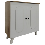 Παπουτσοθήκη-Ντουλάπι Cathi Pakoworld σε Λευκή-Sonoma Απόχρωση 80x34x95εκ