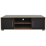 Έπιπλο Τηλεόρασης Serank Pakoworld σε oak-Ανθρακί Απόχρωση 120x40x40εκ