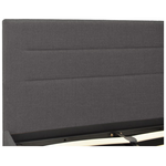 Κρεβάτι Molito Pakoworld Ύφασμα σε Ανθρακί Απόχρωση με Αποθηκευτικό Χώρο160x200εκ