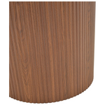 Τραπέζι Karulo Pakoworld mdf σε Καρυδί Απόχρωση Φ120x76εκ