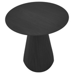 Τραπέζι Σαλονιού Donda Pakoworld mdf σε Μαύρη Απόχρωση Φ60x40εκ