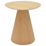 Βοηθητικό Τραπέζι Donda Pakoworld mdf Sonoma Φ45x50εκ