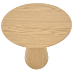 Tραπέζι Donda Pakoworld mdf Sonoma Φ100x76εκ