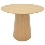 Tραπέζι Donda Pakoworld mdf Sonoma Φ100x76εκ