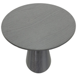 Tραπέζι Donda Pakoworld mdf Μαύρο Φ100x76εκ
