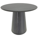 Tραπέζι Donda Pakoworld mdf Μαύρο Φ100x76εκ