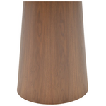 Tραπέζι Donda Pakoworld mdf Καρυδί Φ100x76εκ