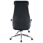 Καρέκλα Γραφείου Διευθυντή Ferka Pakoworld pu σε Μαύρη Απόχρωση 64x71x120-128εκ