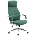 Καρέκλα Γραφείου Διευθυντή Ferka Pakoworld pu σε Πράσινη Απόχρωση 64x71x120-128εκ