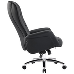 Καρέκλα Γραφείου Διευθυντή Kaline Pakoworld pu σε Μαύρη Απόχρωση 69x79x115-123εκ