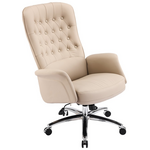 Καρέκλα Γραφείου Διευθυντή Kaline Pakoworld pu σε Μπεζ Απόχρωση 69x79x115-123εκ
