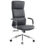 Καρέκλα Γραφείου Διευθυντή Bendona Pakoworld pu σε Μαύρη Απόχρωση 71x78x119-127εκ