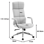 Καρέκλα Γραφείου Διευθυντή Bendona Pakoworld pu σε Κόκκινη Απόχρωση 71x78x119-127εκ