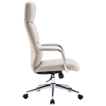 Καρέκλα Γραφείου Διευθυντή Bendona Pakoworld pu σε Μπεζ Απόχρωση 71x78x119-127εκ