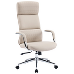 Καρέκλα Γραφείου Διευθυντή Bendona Pakoworld pu σε Μπεζ Απόχρωση 71x78x119-127εκ
