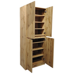 Παπουτσοθήκη-Ντουλάπι Kebell Pakoworld σε oak Απόχρωση 71x41.5x180.4εκ