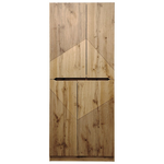 Παπουτσοθήκη-Ντουλάπι Kebell Pakoworld σε oak Απόχρωση 71x41.5x180.4εκ