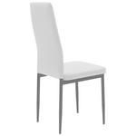 Τραπεζαρία Balou-Parker Pakoworld σετ 5τεμ Λευκό Φ100x73εκ